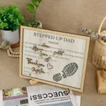 Wooden Sign for Dad | Custom Wooden Sign for Step Dad | Celebrate His Legacy | Step Dad Support Gift | Personalized Wooden Memorial - Image 5