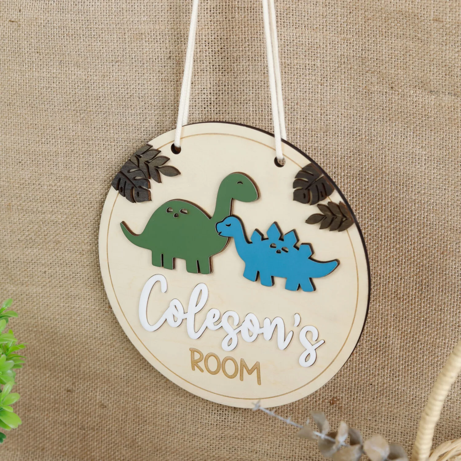 Personalized Dinosaur Name Plates for Kids | Custom Prehistoric Decorations | Jurassic Fun Personalized Dinosaur Signs | Custom Dinosaur Name Plates for Kids | Unique Room Decorations - Image 4