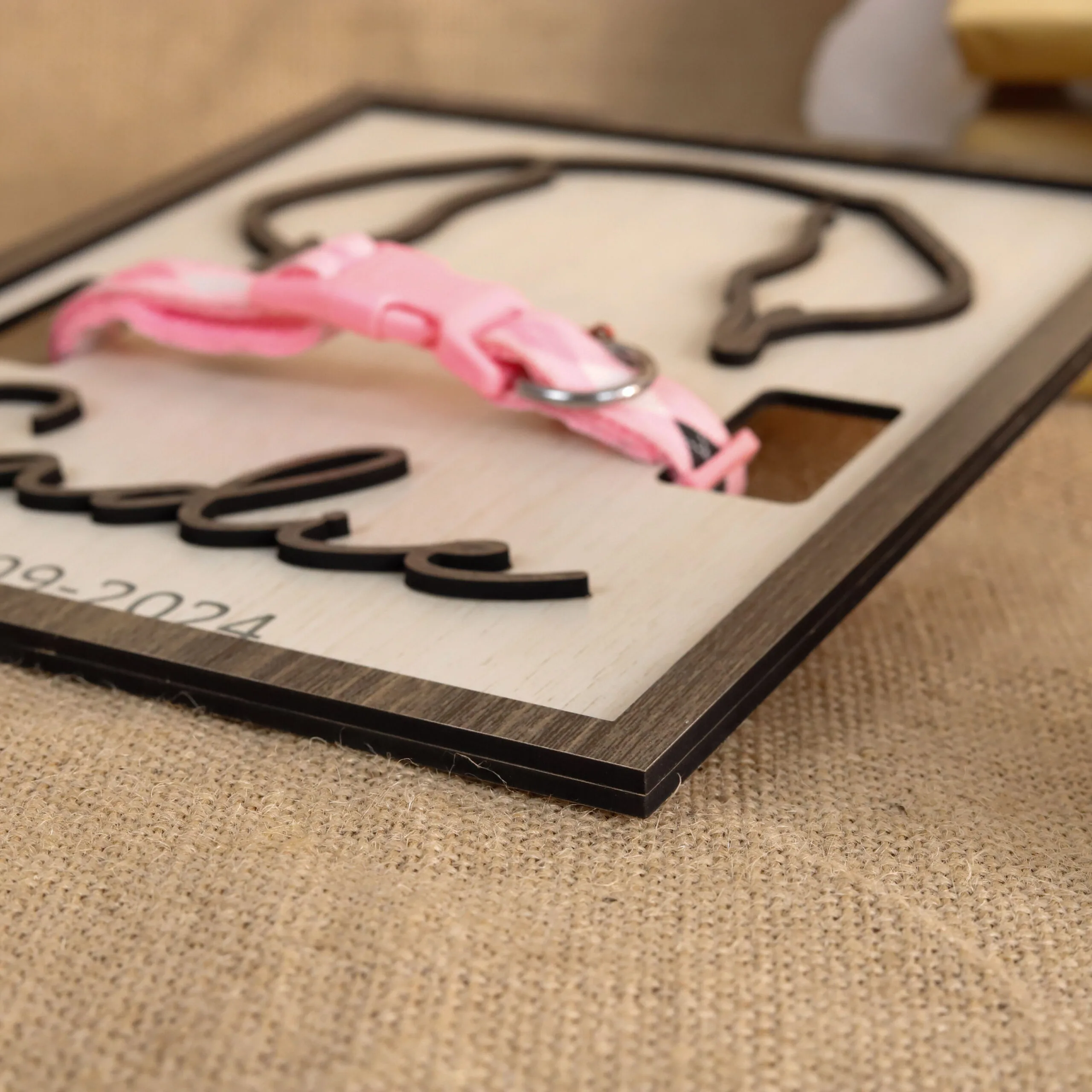Custom Dog Wooden Memorial Earring Holder: Personalized Memorial Plaque to Honor the Memory of Your Pet, Comforting Gift for Friends Going Through Pet Loss - Image 6