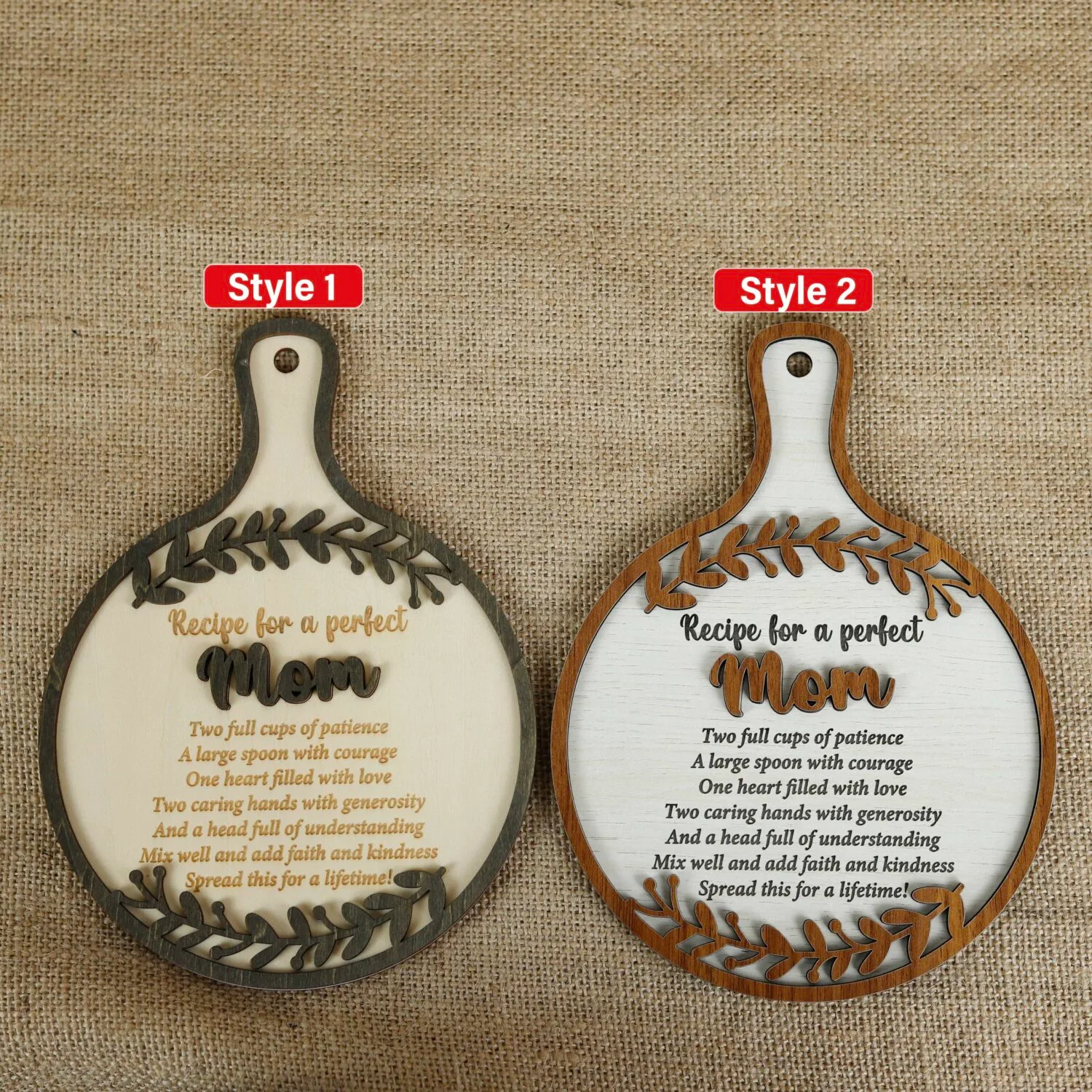 Customized Recipe Cutting Board | Celebrate Mom with a Personalized Recipe Cutting Board | Personalized Kitchen Memento - Image 2
