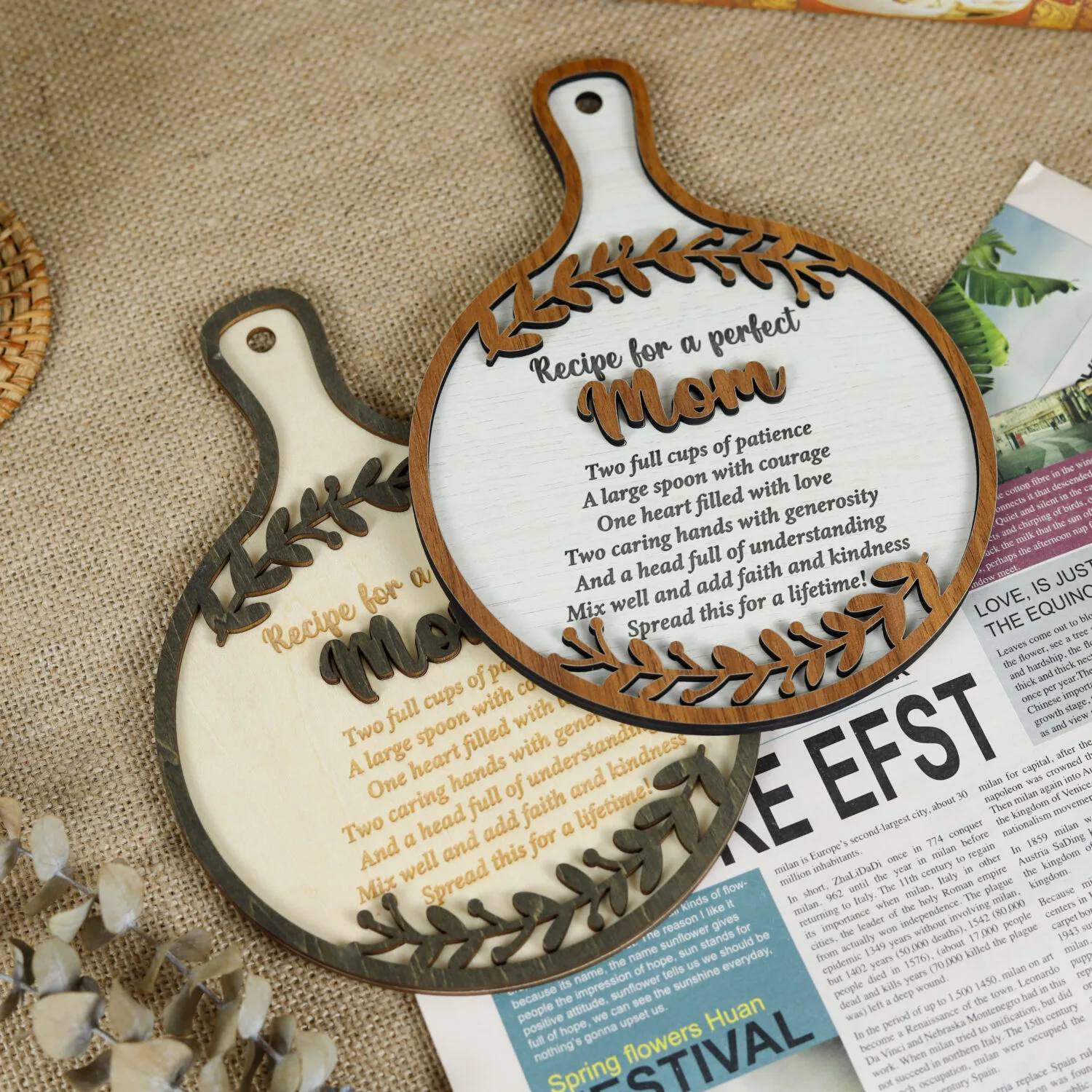 Customized Recipe Cutting Board | Celebrate Mom with a Personalized Recipe Cutting Board | Personalized Kitchen Memento - Image 5