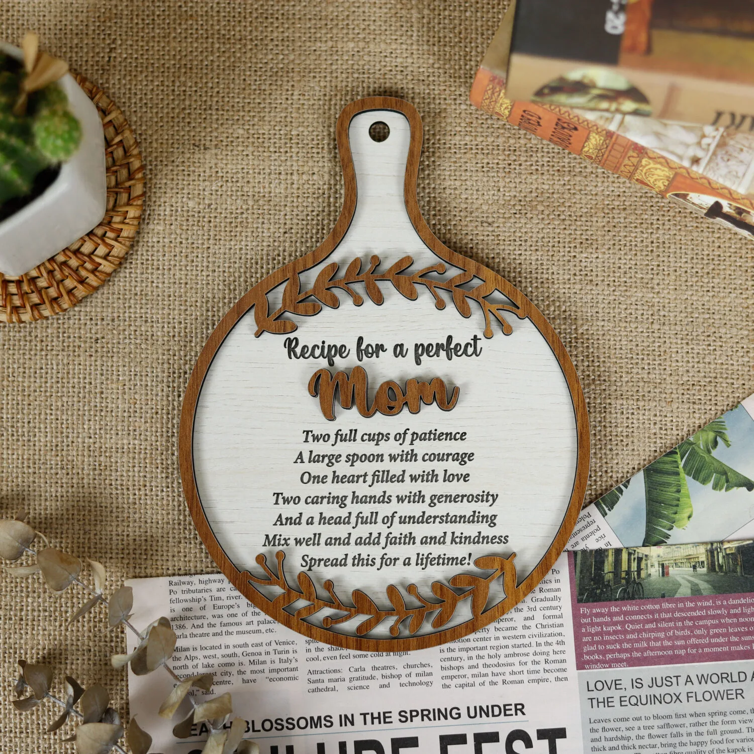 Customized Recipe Cutting Board | Celebrate Mom with a Personalized Recipe Cutting Board | Personalized Kitchen Memento - Image 6