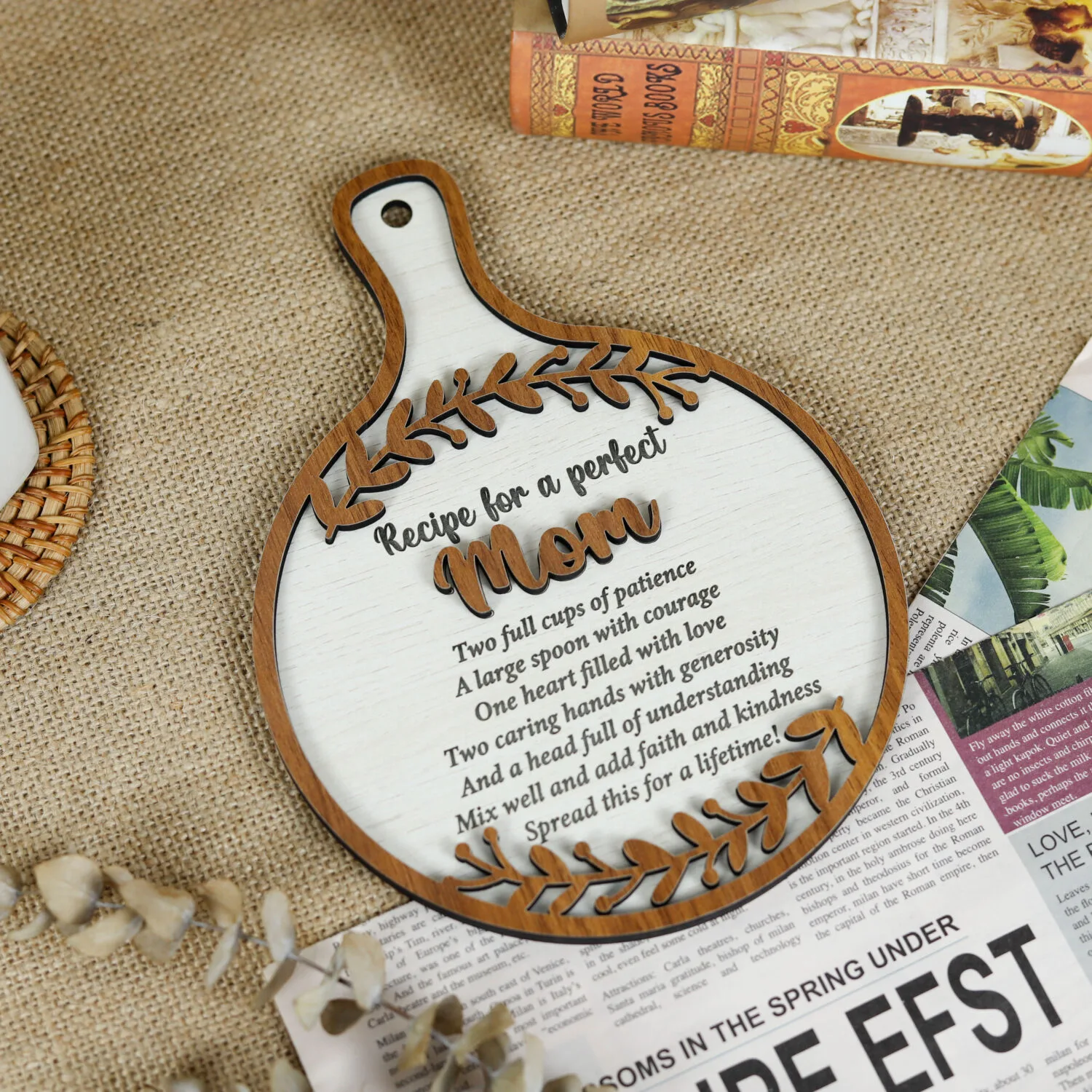Customized Recipe Cutting Board | Celebrate Mom with a Personalized Recipe Cutting Board | Personalized Kitchen Memento - Image 7