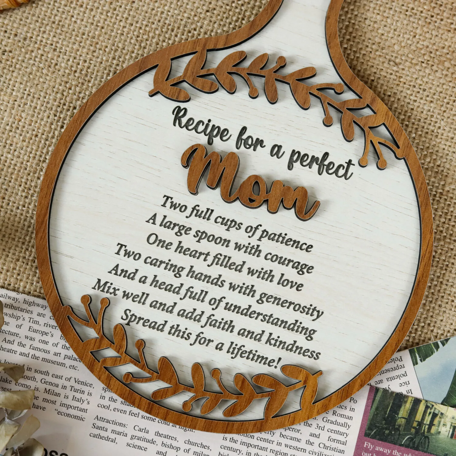 Customized Recipe Cutting Board | Celebrate Mom with a Personalized Recipe Cutting Board | Personalized Kitchen Memento - Image 8