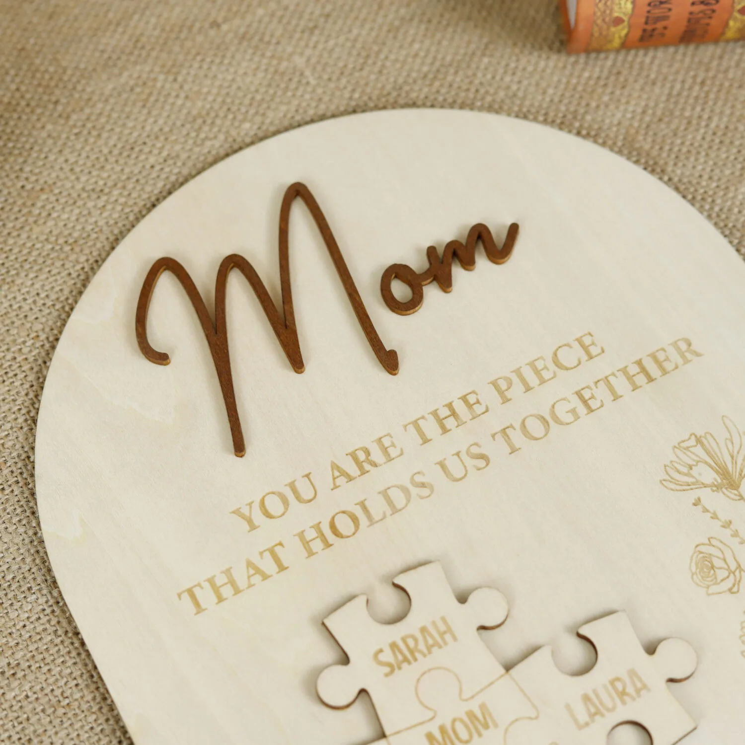 Personalized Mom Puzzle Sign | Celebrate with Personalized Puzzle Nameplate | Mother's Day keepsake - Image 9