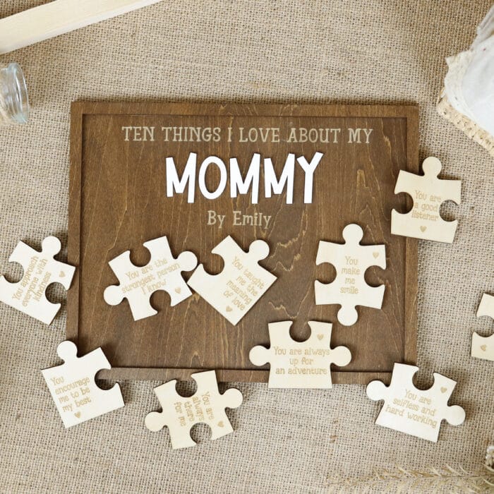 DIY Mother's Day 2025 Wooden Puzzle Kit for Kids and Family - Image 4