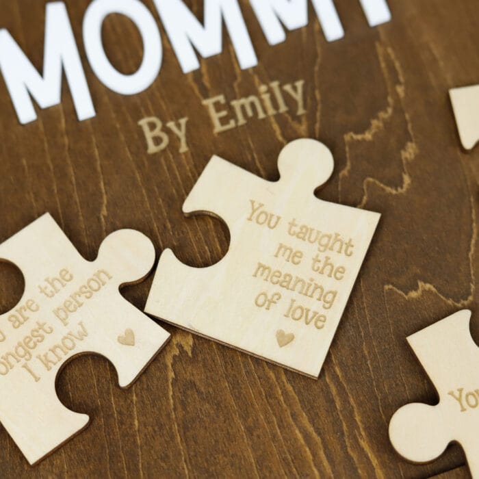 DIY Mother's Day 2025 Wooden Puzzle Kit for Kids and Family - Image 5