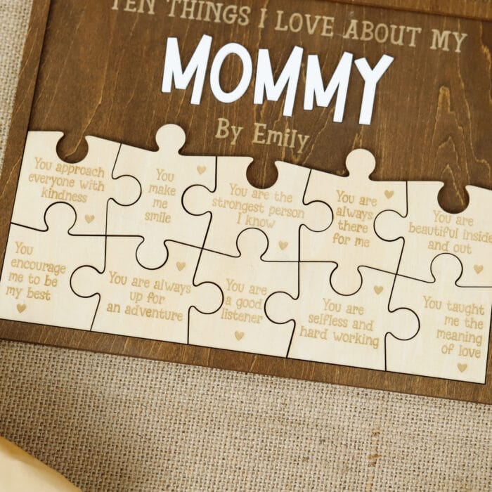 DIY Mother's Day 2025 Wooden Puzzle Kit for Kids and Family - Image 6