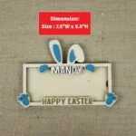 Personalized Rabbit Money Bag | Personalized Rabbit Money Bag for Spring Holidays | Perfect Gift for Easter and Spring | Cute Rabbit Money Bag | Custom Easter Souvenir - Image 2