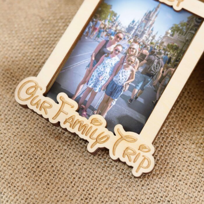 Personalized Family Trip Magnetic Photo Frame | Wooden Travel Souvenir | Preserve Travel Memories with Personalized Magnetic Photo Frame - Image 11