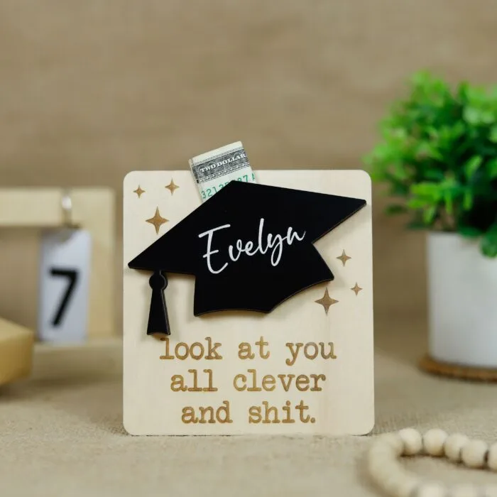 Personalized Funny Money Holder - Custom Cash Gift Keepsake with Humor