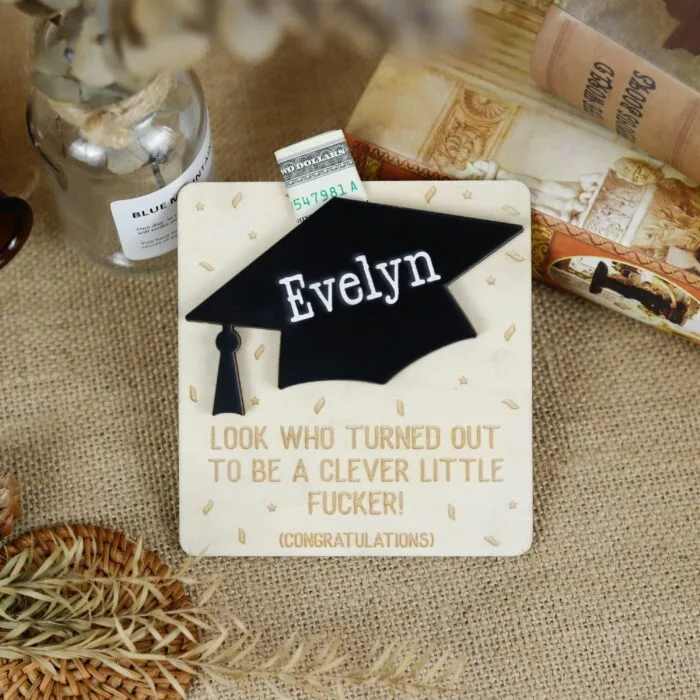 Personalized Funny Money Holder - Custom Humorous Cash Gift Keepsake
