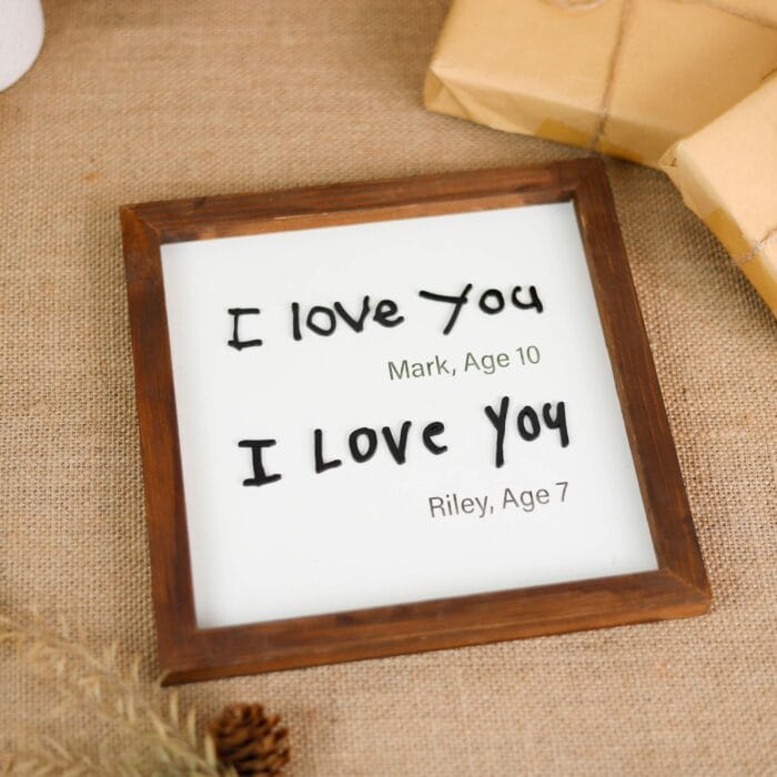 Personalized Laser Cut Handwritten Wooden Sign | Custom 3D Keepsake with Loved One's Handwriting | Unique Gift for Birthdays, Anniversaries & Memorials - Image 8