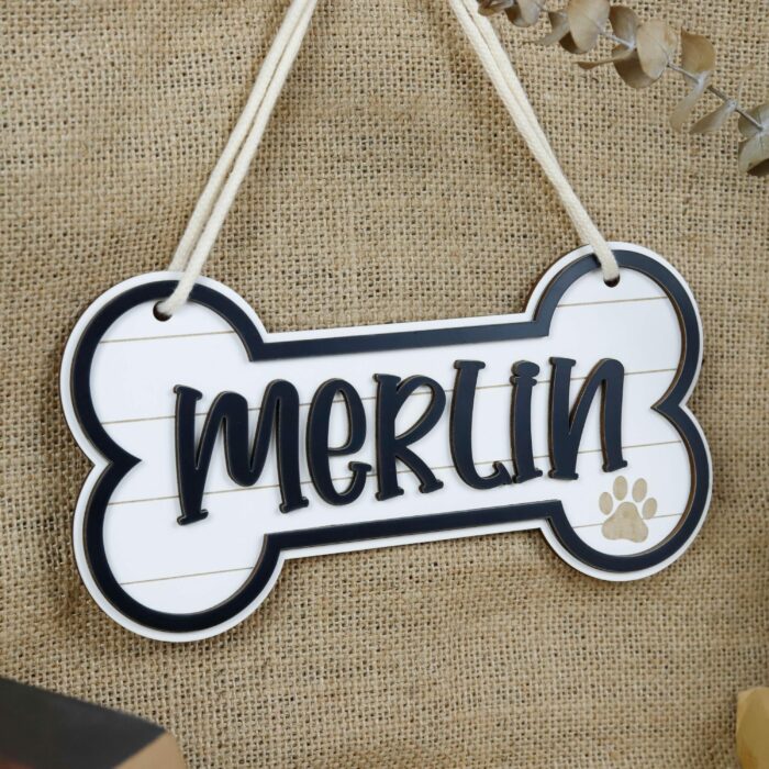 Personalized 3D Dog Kennel Name Plate | Custom Wooden Sign for Pet Lovers | Unique Gift for Dog Crate or Kennel Decor - Image 6