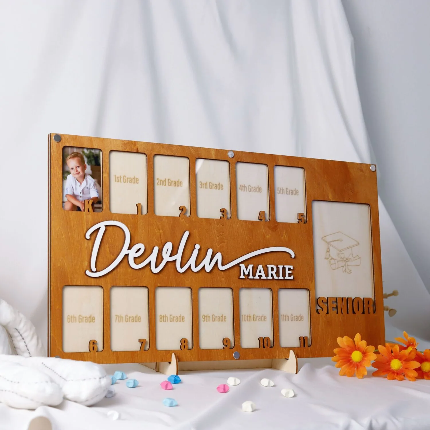 Funny Senior Photo Frame – Personalized Graduation Gift for Class of 2025 | Humorous Graduation Keepsake – Custom School Years Frame for Teens & Parents - Image 11