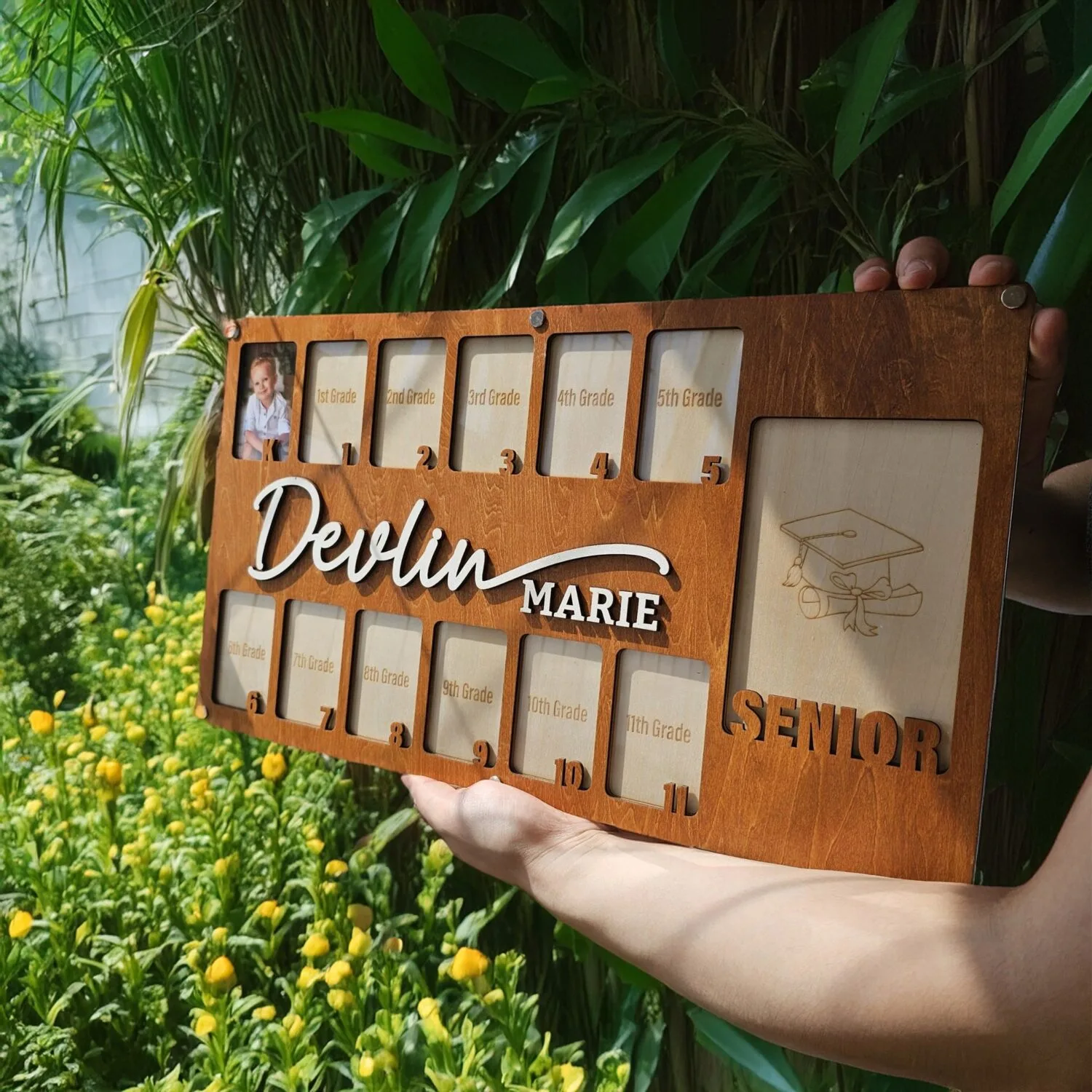 Funny Senior Photo Frame – Personalized Graduation Gift for Class of 2025 | Humorous Graduation Keepsake – Custom School Years Frame for Teens & Parents - Image 10