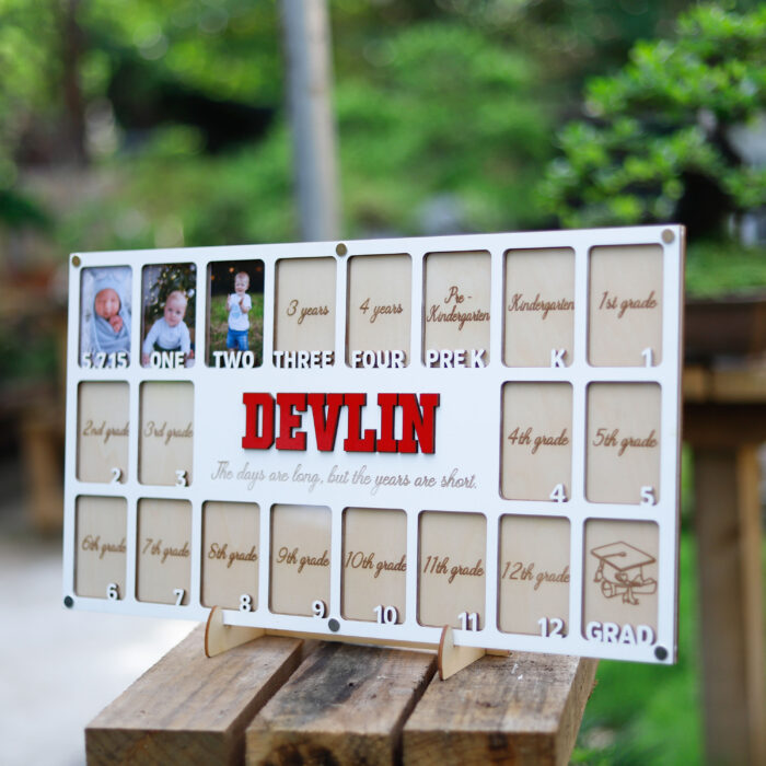 Personalized Senior Photo Frame | Class of 2025 Graduation Gift | Custom Wood Keepsake for High School or College Seniors - Image 6