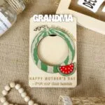 Personalized Watermelon Photo Magnet for Grandma | Custom Wooden Gift for Mother's Day, Birthday or Christmas | Handmade Keepsake - Image 5
