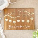 The Most Amazing Wooden Sign With Grandma's Name | Custom Engraved Memento | Heartfelt Mother's Day, Birthday or Christmas Gift for Grandma with Name and Loving Message | Special Personalized Gift for Grandma - Image 3