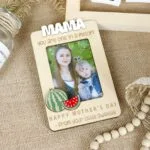 Personalized Watermelon Photo Magnet for Grandma | Custom Wooden Gift for Mother's Day, Birthday or Christmas | Handmade Keepsake - Image 7