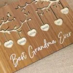 The Most Amazing Wooden Sign With Grandma's Name | Custom Engraved Memento | Heartfelt Mother's Day, Birthday or Christmas Gift for Grandma with Name and Loving Message | Special Personalized Gift for Grandma - Image 4