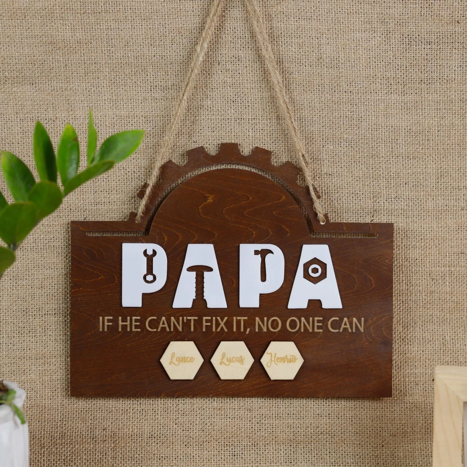 Custom Papa Garage Sign | Personalized Gift for Grandpas, Perfect for Father’s Day and Birthdays - Image 5