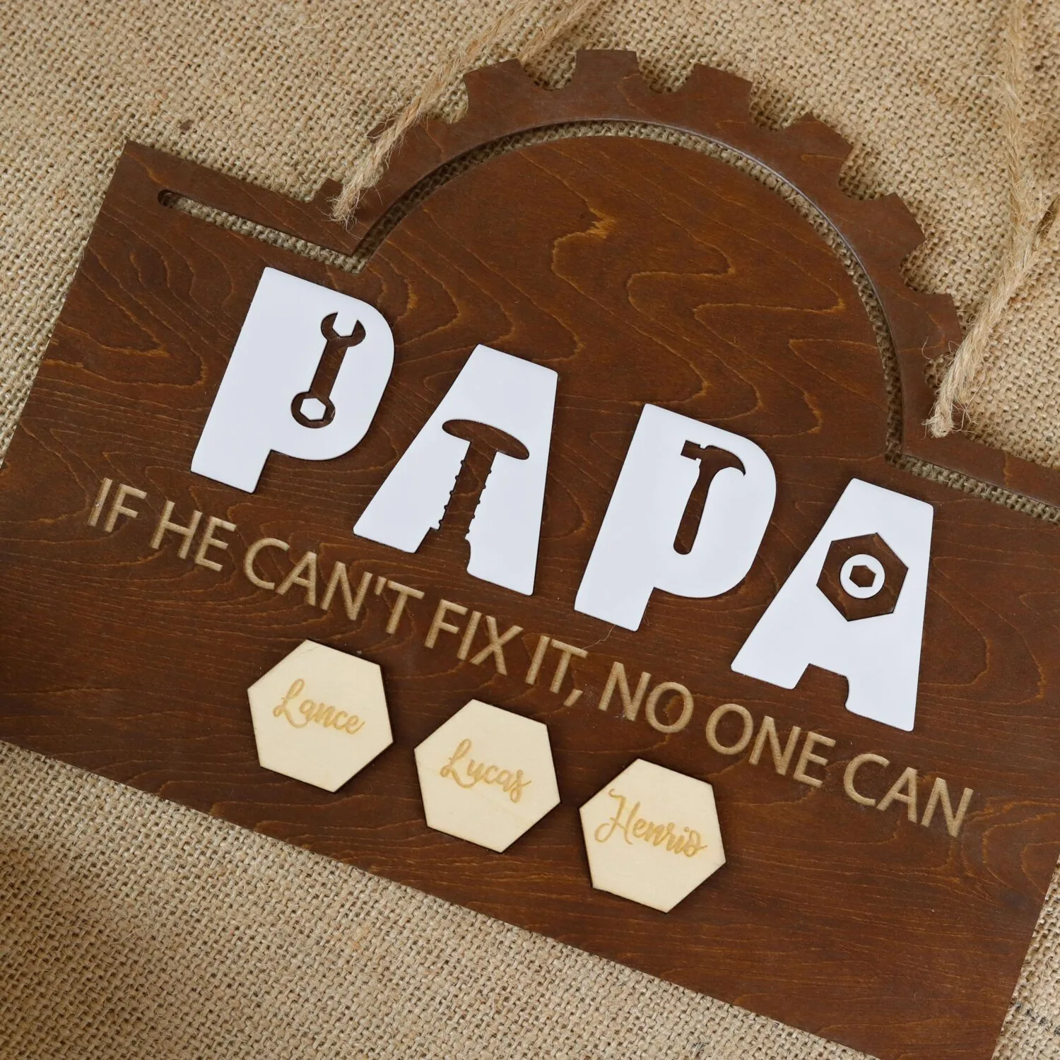 Custom Papa Garage Sign | Personalized Gift for Grandpas, Perfect for Father’s Day and Birthdays - Image 6