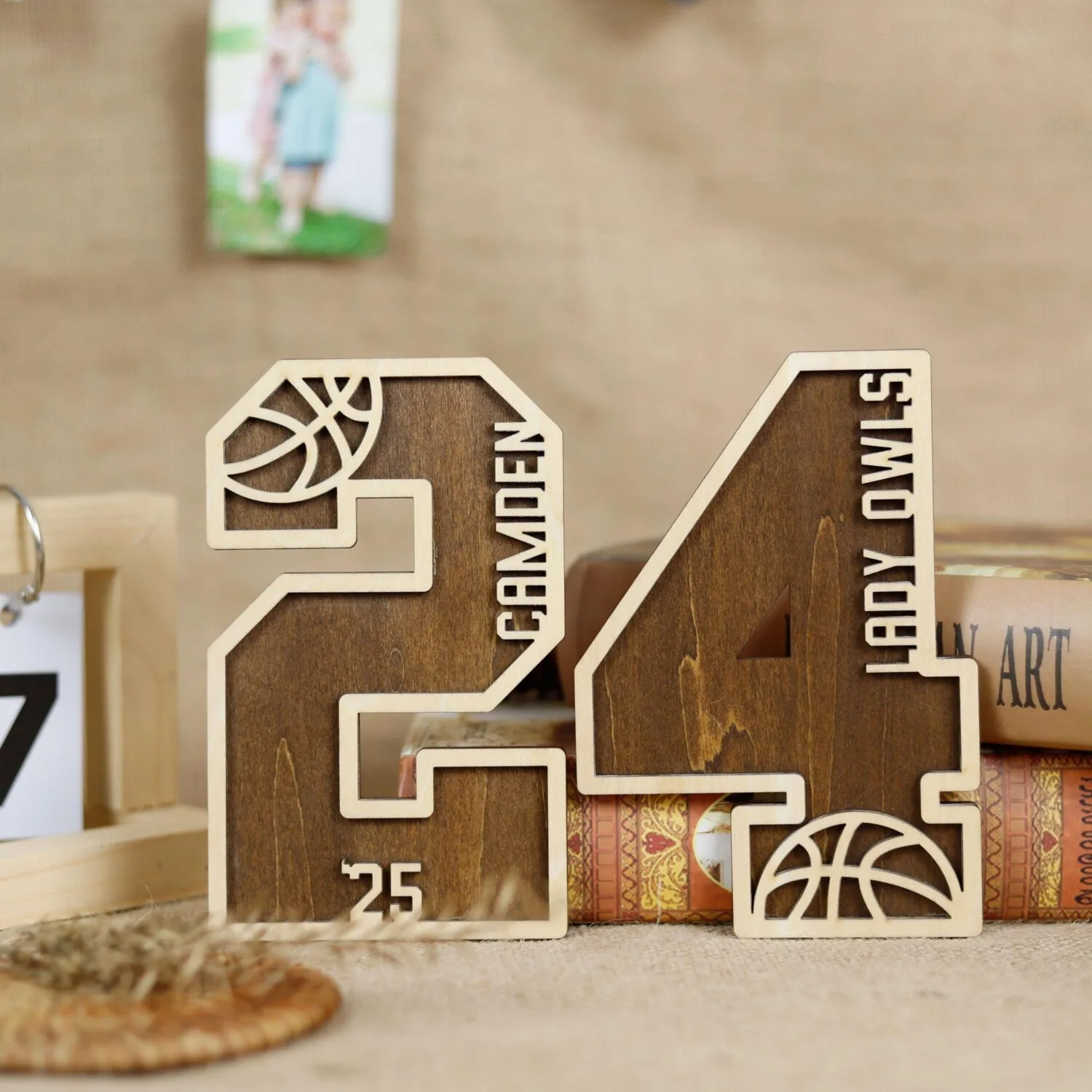 Personalized Dad & Grandpa Golf Wood Sign - Custom Wooden Keepsake Gift for Golfers