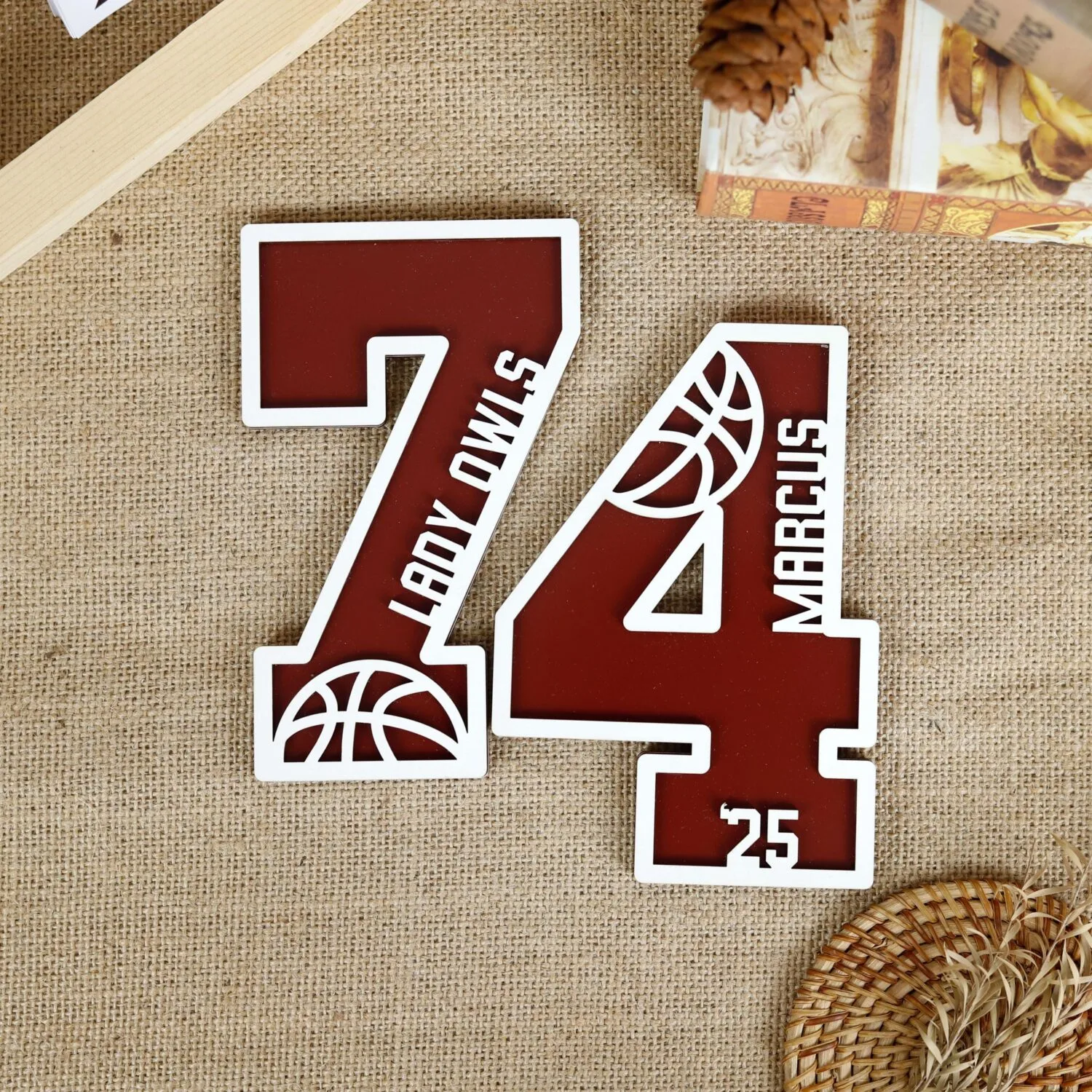 custom athlete jersey sign