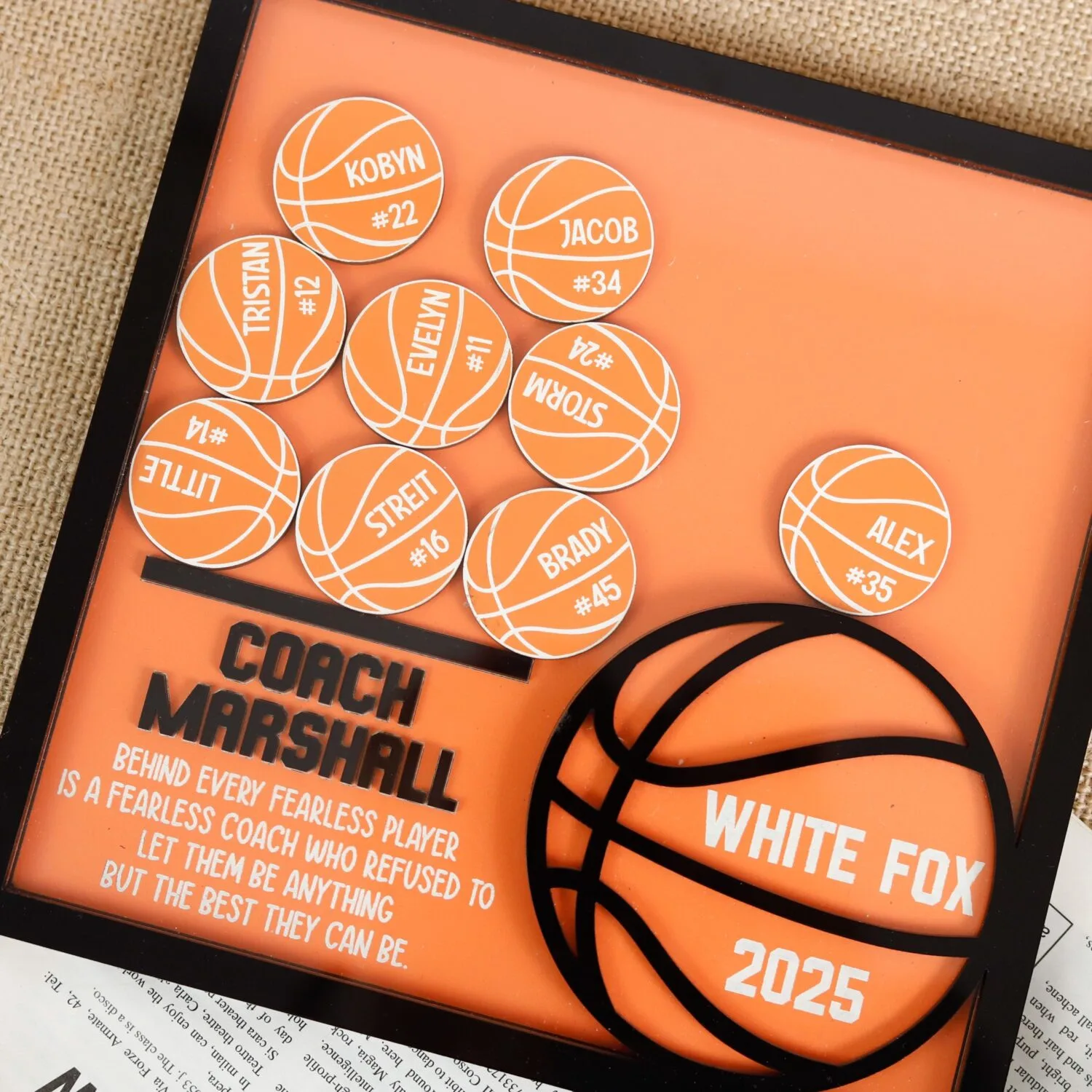 Personalized Baseball Coach Photo Frame | Custom End of Season Thank You Gift from Team | Coach Appreciation Keepsake 2025 - Image 7