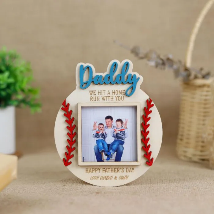 Personalized Message Fridge Magnet - Custom Wooden Kitchen Keepsake Gift