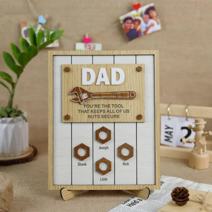 Personalized Funny Father’s Day Gift - The Man The Myth The Legend Wood Sign