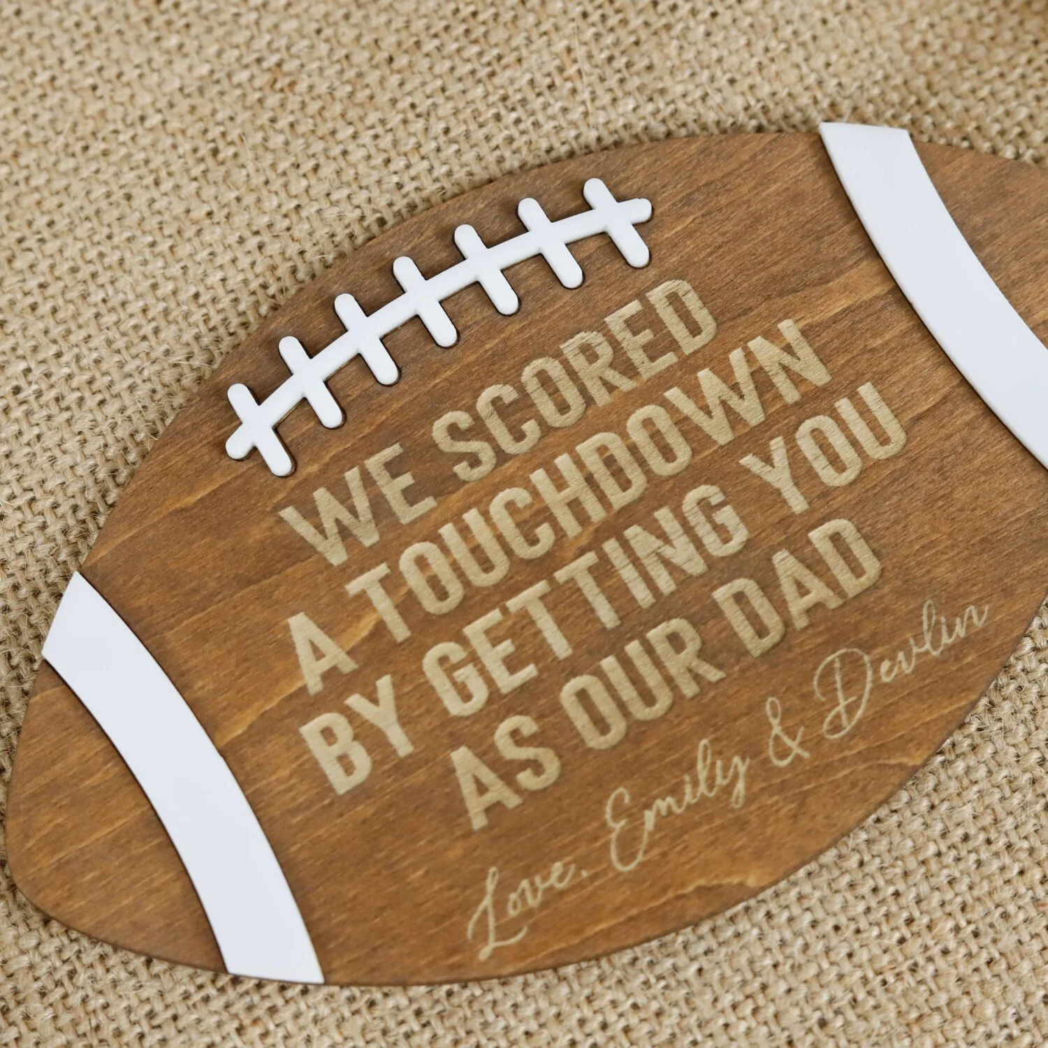 Personalized Soccer Magnets for Dad | Custom Photo Gifts for Father's Day | Wooden Keepsakes for Birthdays, Christmas or Coach Gifts | Personalized Father's Day Keepsakes - Image 3