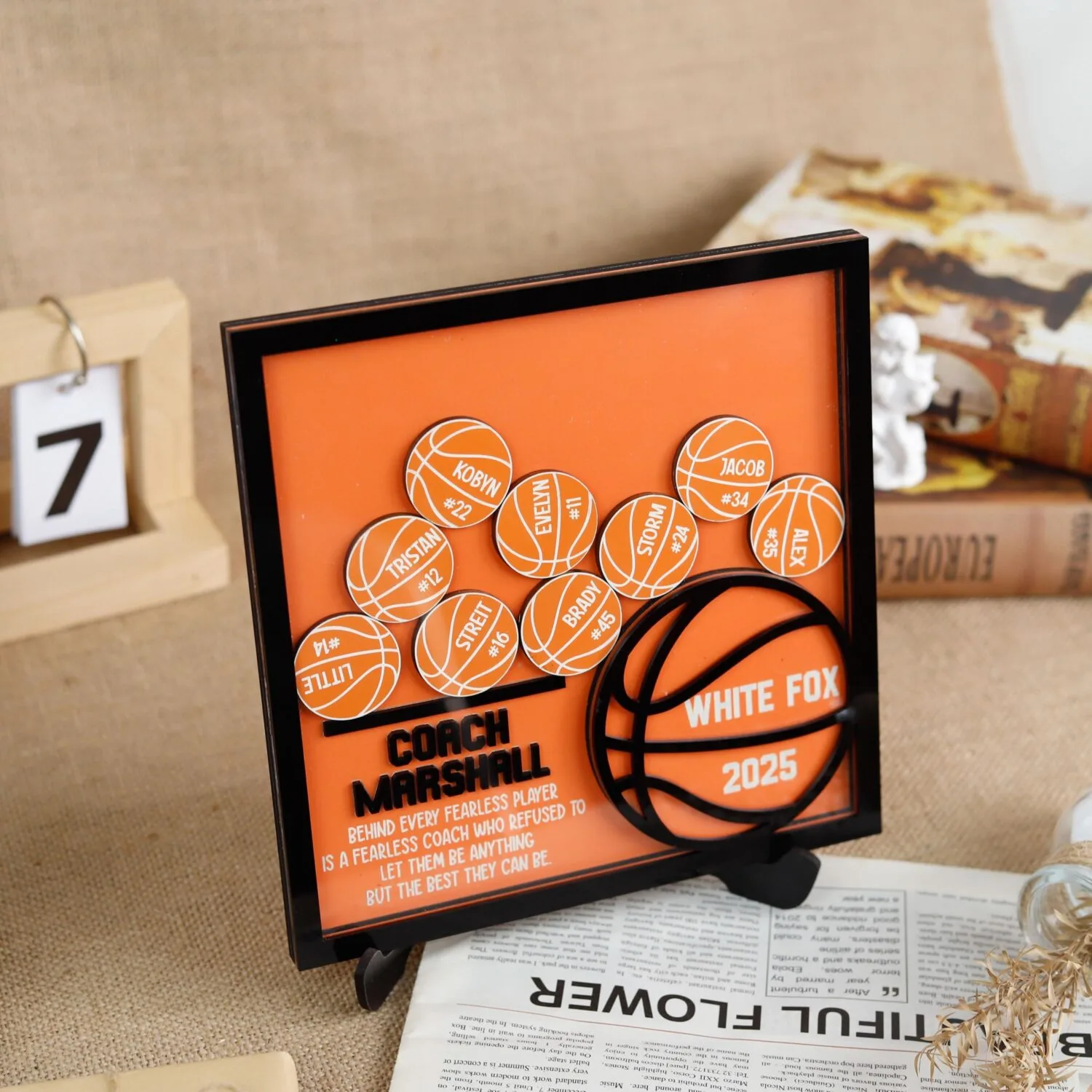 Personalized Baseball Coach Photo Frame | Custom End of Season Thank You Gift from Team | Coach Appreciation Keepsake 2025 - Image 6