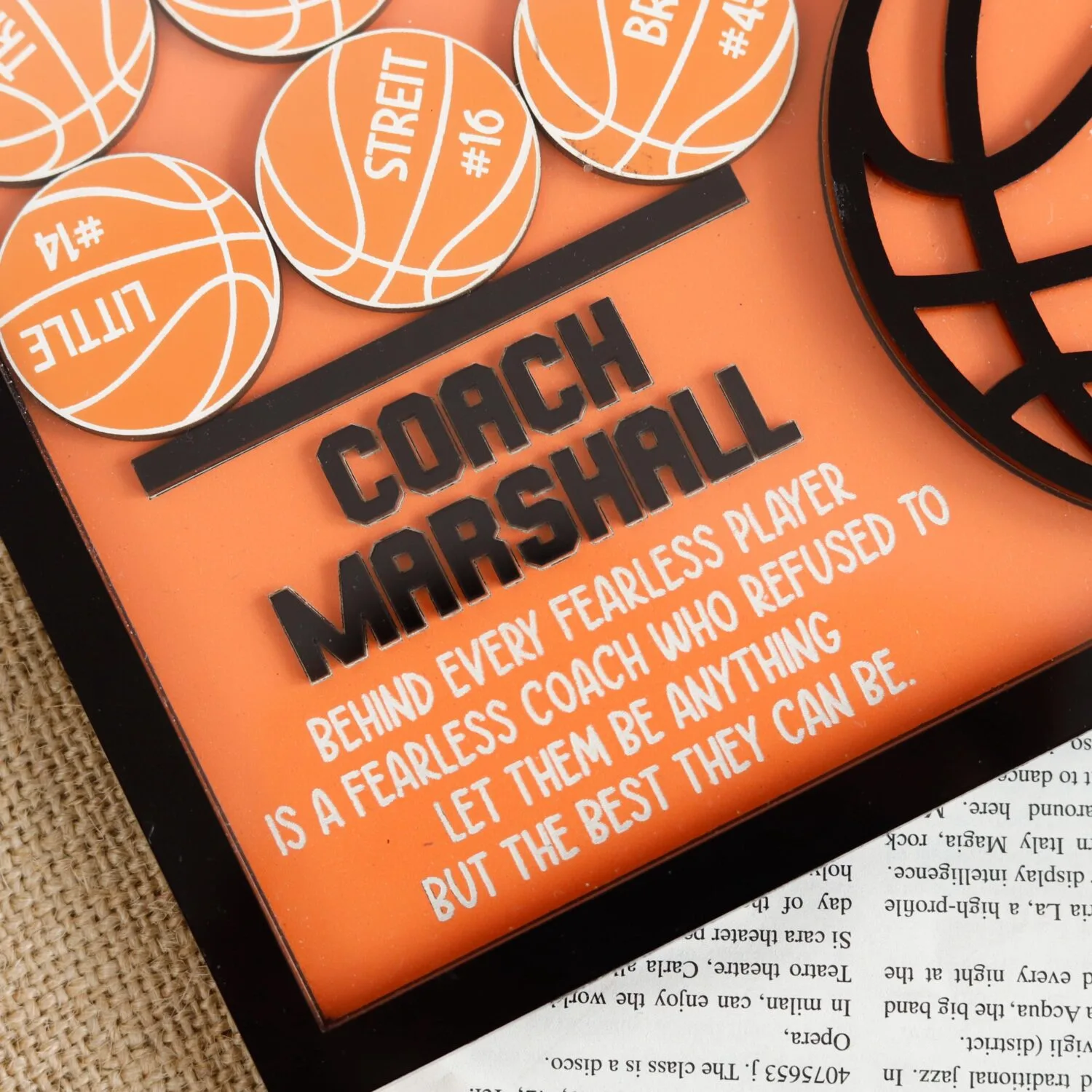 Personalized Baseball Coach Photo Frame | Custom End of Season Thank You Gift from Team | Coach Appreciation Keepsake 2025 - Image 8
