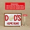 Custom Baseball Dad Sign| Personalized Gift for Father’s Day | Personalized Baseball Sign for Dad| Father’s Day Gift Idea - Image 2