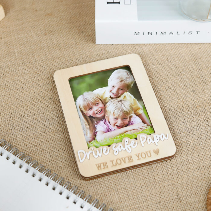 Keep Loved Ones Close on Every Trip | Personalized Car Photo Clip | Custom Drive Safe Clip - Image 5