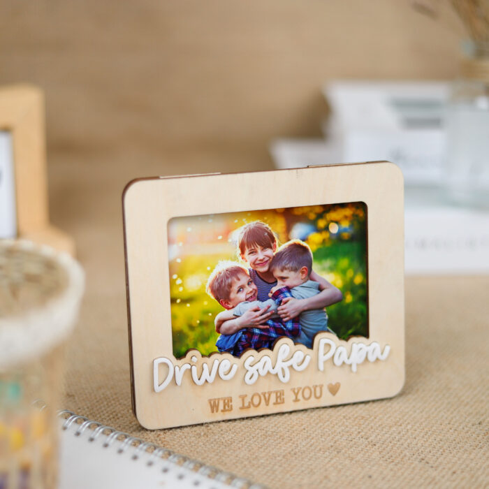 Personalized Car Visor Photo Clip | Custom Pewter Drive Safe Clip | Custom Pewter Drive Safe Clip - Image 5