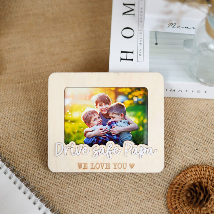 Personalized Car Visor Photo Clip | Custom Pewter Drive Safe Clip | Custom Pewter Drive Safe Clip - Image 6