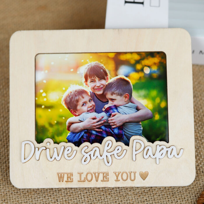 Personalized Car Visor Photo Clip | Custom Pewter Drive Safe Clip | Custom Pewter Drive Safe Clip - Image 8