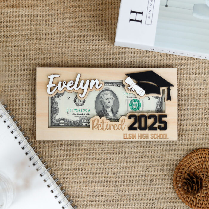 Retirement Gift with Style | Personalized Cash Holder | Engraved Farewell Keepsake - Image 7