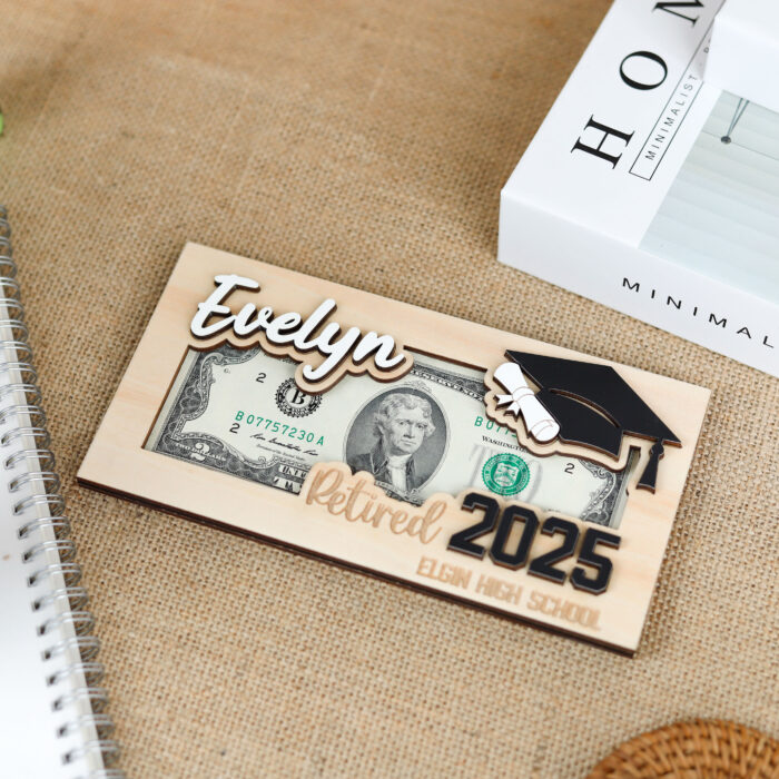 Retirement Gift with Style | Personalized Cash Holder | Engraved Farewell Keepsake - Image 8
