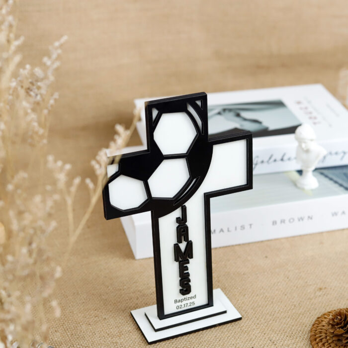Personalized for Your Little Star | Custom Christening Cross | Personalized Baptism Gift - Image 5