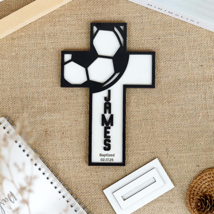 Personalized for Your Little Star | Custom Christening Cross | Personalized Baptism Gift - Image 6