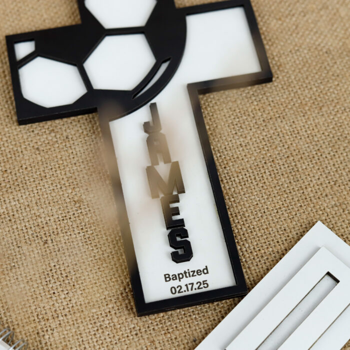 Personalized for Your Little Star | Custom Christening Cross | Personalized Baptism Gift - Image 8