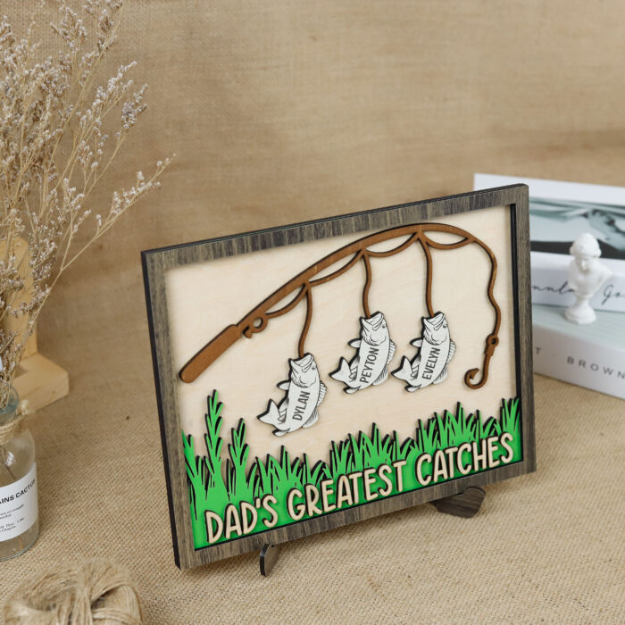 Grandpa’s Family Tree | Custom Family Name Plaque | Engraved Grandpa Sign - Image 4