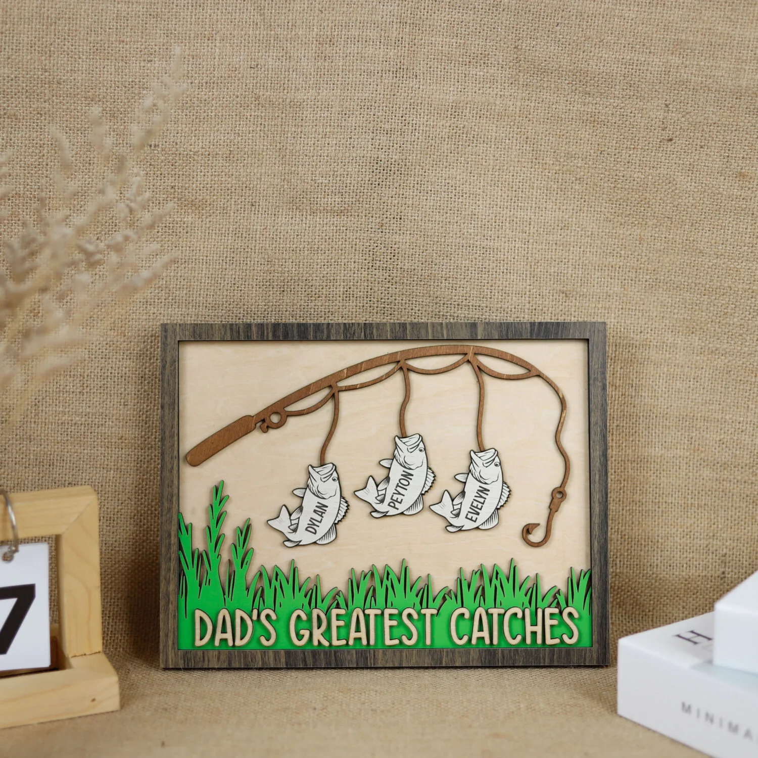 Grandpa’s Family Tree | Custom Family Name Plaque | Engraved Grandpa Sign - Image 5