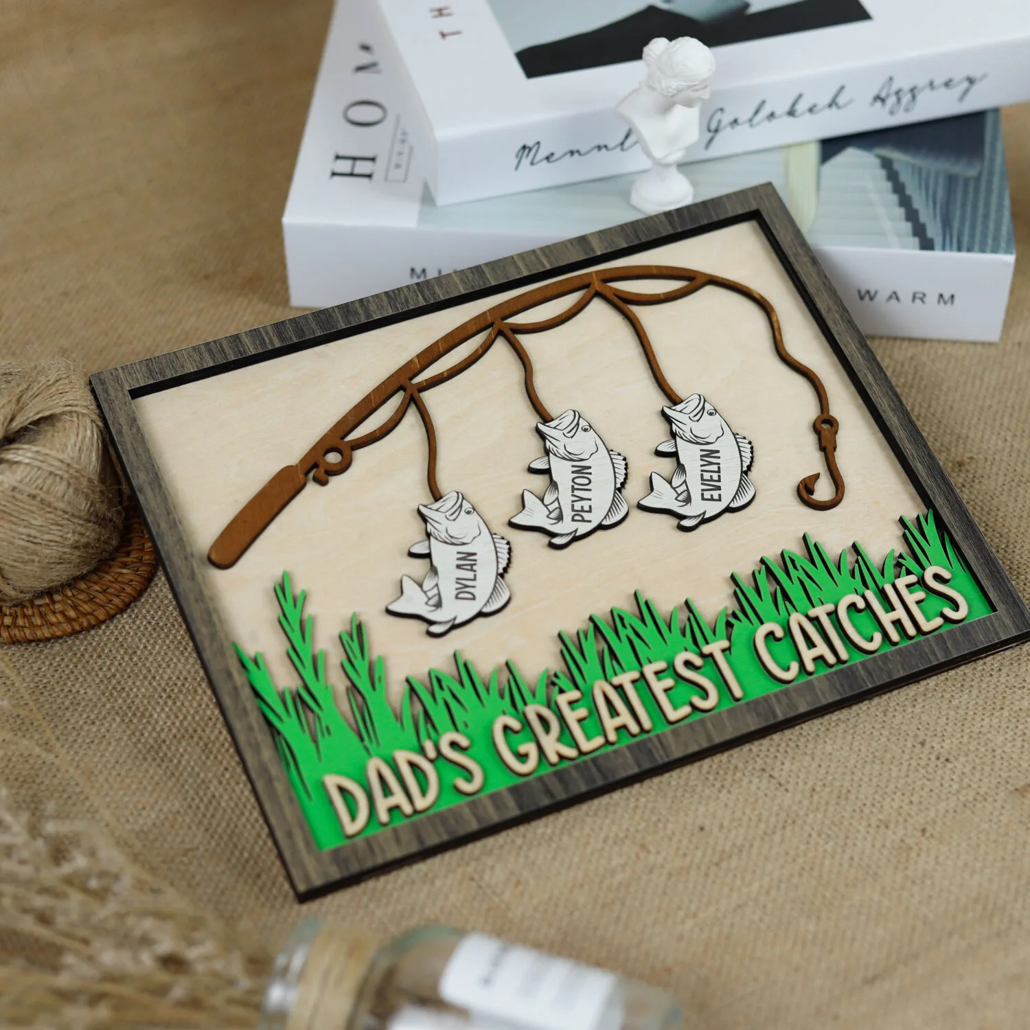 Grandpa’s Family Tree | Custom Family Name Plaque | Engraved Grandpa Sign - Image 7