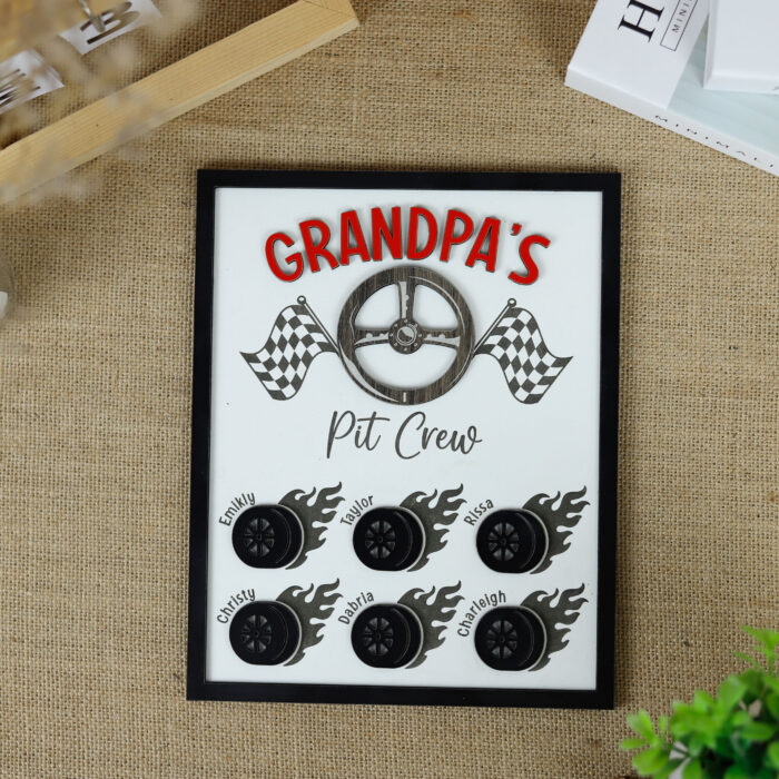 Custom Grandpa Sign |  Personalized Wooden Keepsake | Personalized Gift for Grandpa - Image 8