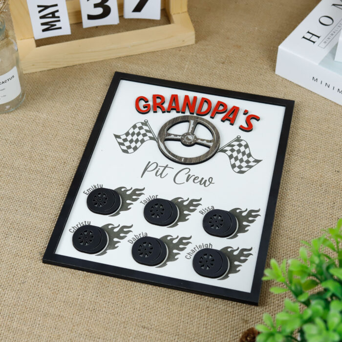 Custom Grandpa Sign |  Personalized Wooden Keepsake | Personalized Gift for Grandpa - Image 7